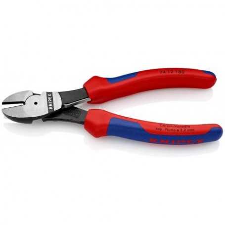 Tronchese tipo forte knipex - 7412-mm.180 - laterale