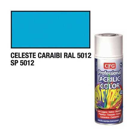 Acrilic color cfg - celeste caraibi - ml.400