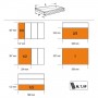 Caja de herramientas beta - rsc24 / 6-o - naranja