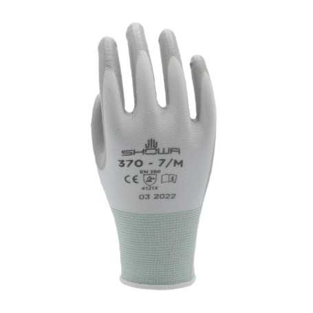 370 showa gloves - nbr- 5 / xs - nitrilo-blanco