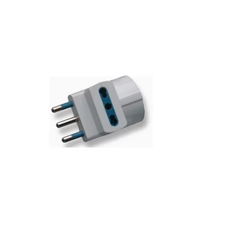 Adaptador triple/schuko - vb73048 - 16a-blanco