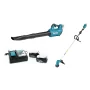 Kit Makita - Desbrozadora DUR190LZX3 + sopladora DUB184Z que incluye kit de energía, cargador + batería 18V-2X5AH