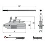 Tirador de cuerda del cabrestante Beta - 8148 kg. 800 - mt.20