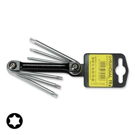 Llaves Torx Mundial - juego de 6 piezas. -