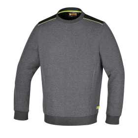 SUDADERA CUELLO REDONDO DE ALGODÓN GRIS TALLA XS-Beta 7642G BETA 7642G