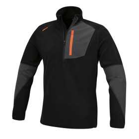 MICROPILE 180GR ZIP CORTA NEGRO TG.XXL - Beta 7654N XXL BETA 7654N XXL