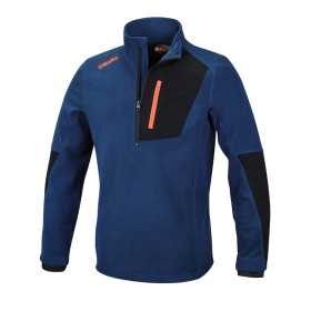 MICROPILE 180GR ZIP CORTA OC. AZUL TG.XL - Beta 7654B XL BETA 7654B XL