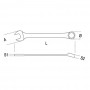 Ratchet beta - 142c-mm. 8 - recta corta