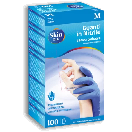 Guantes de nitrilo skinblu - tg.xl - pcs.100